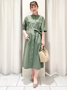 「UNTITLED（アンタイトル）のアイテム（ワンピース/ドレス）」を使った、komiさん（レディース・164cm）の春コーディネート