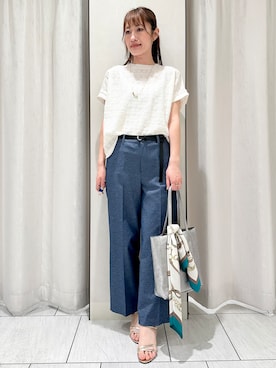 「MILOS（ミロス）のアイテム」を使った、komiさん（レディース・164cm）の春コーディネート