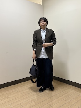 「TAKEO KIKUCHI（タケオキクチ）のアイテム」を使った、okaさん（メンズ・162cm）の秋コーディネート