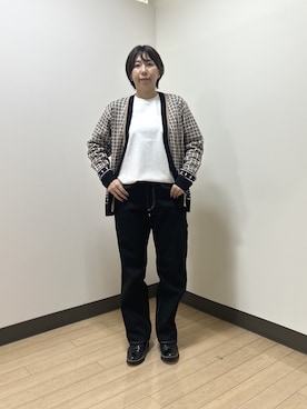 「TAKEO KIKUCHI（タケオキクチ）のアイテム」を使った、okaさん（メンズ・162cm）の秋コーディネート
