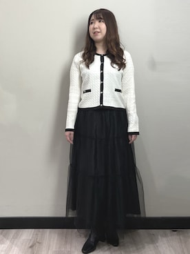 「index（インデックス）のアイテム」を使った、haruさん（レディース・163cm）の秋コーディネート