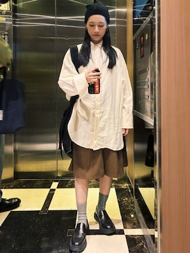 「CAMPER（カンペール）のアイテム」を使った、さいさん（レディース・158cm）の春コーディネート