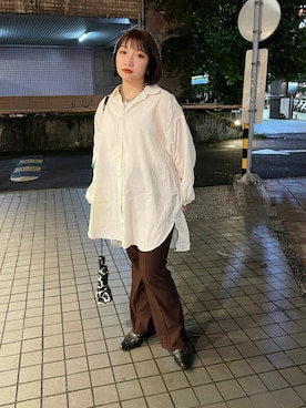 「JEANASIS（ジーナシス）のアイテム（スリッポン）」を使った、wslさん（レディース・154cm）の春コーディネート