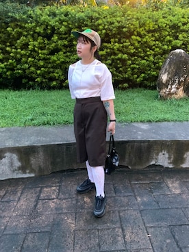 「TENBOX（テンボックス）のアイテム」を使った、wslさん（レディース・154cm）の夏コーディネート
