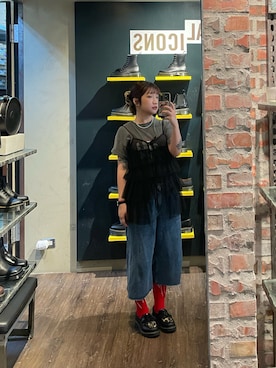 「アイテム（その他トップス）」を使った、wslさん（レディース・154cm）の夏コーディネート