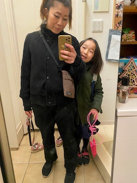 「アイテム（ブルゾン）」を使った、zabethさん（レディース・161cm・40代）の冬コーディネート