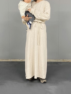 「JOURNAL STANDARD relume（ジャーナルスタンダード　レリューム）のアイテム（ワンピース/ドレス）」を使った、Chocorooさん（レディース・156cm）の春コーディネート