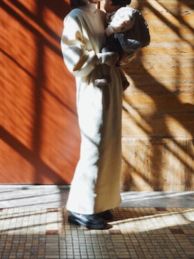 「SLOBE IENA（スローブイエナ）のアイテム（ブーツ）」を使った、Chocorooさん（レディース・156cm）の冬コーディネート