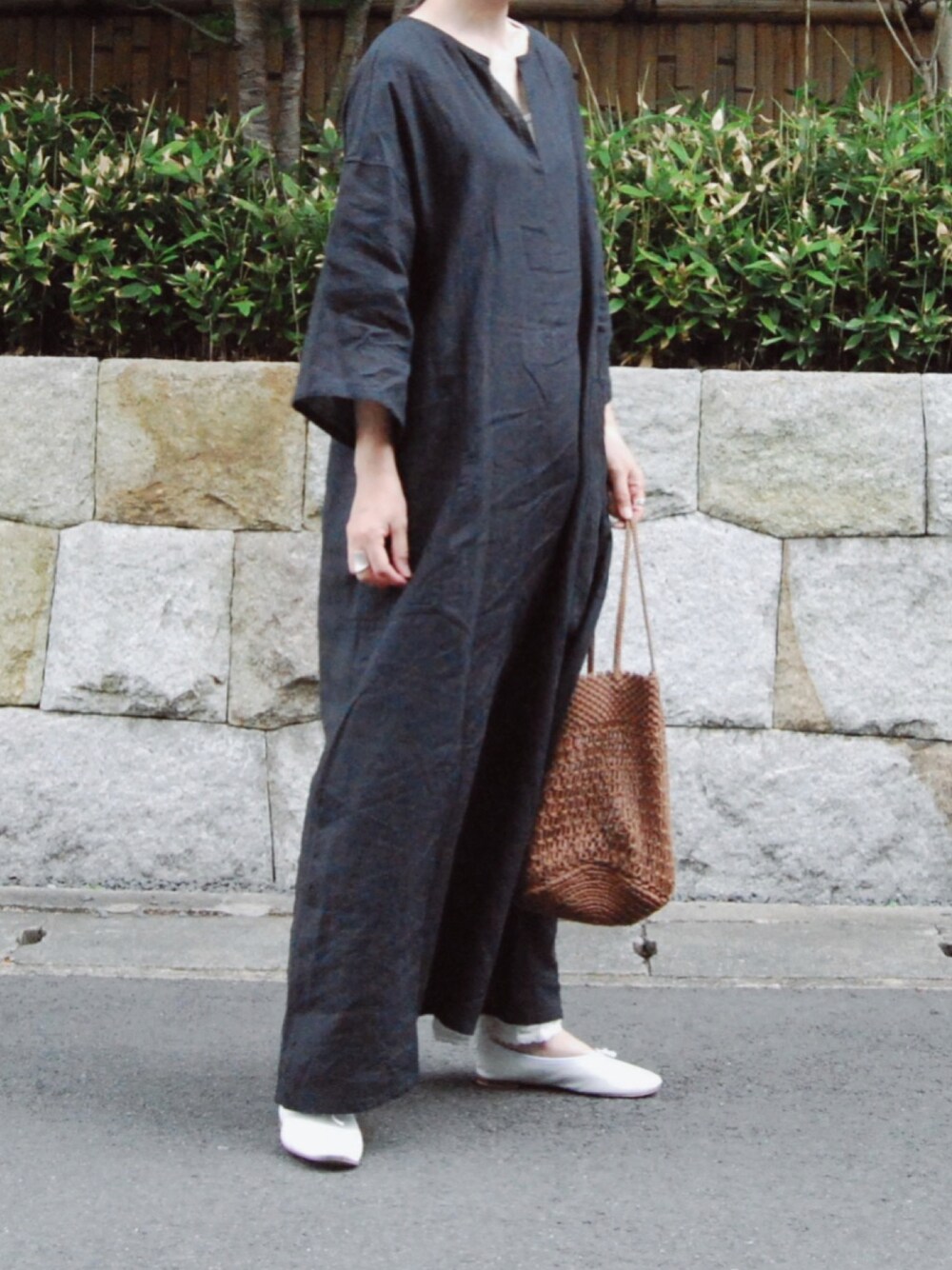TICCA（ティッカ）の「TICCA リネンキーネックワンピース（ワンピース