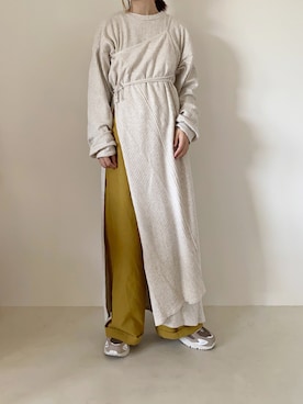 「JOURNAL STANDARD relume（ジャーナルスタンダード　レリューム）のアイテム（ワンピース/ドレス）」を使った、Chocorooさん（レディース・156cm）の春コーディネート