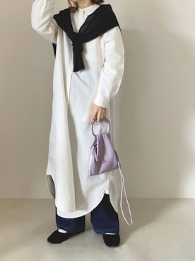 「SVEC（シュベック）のアイテム」を使った、Chocorooさん（レディース・156cm）の春コーディネート