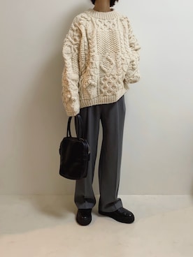 「VIS（ビス）のアイテム」を使った、Chocorooさん（レディース・156cm）の冬コーディネート