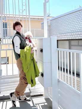 「MARGARET HOWELL（マーガレットハウエル）のアイテム」を使った、chaco♪さん（レディース・157cm）の春コーディネート