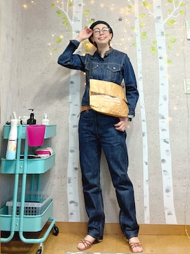 「SCYE BASICS（サイベーシックス）のアイテム」を使った、chaco♪さん（レディース・157cm）の夏コーディネート
