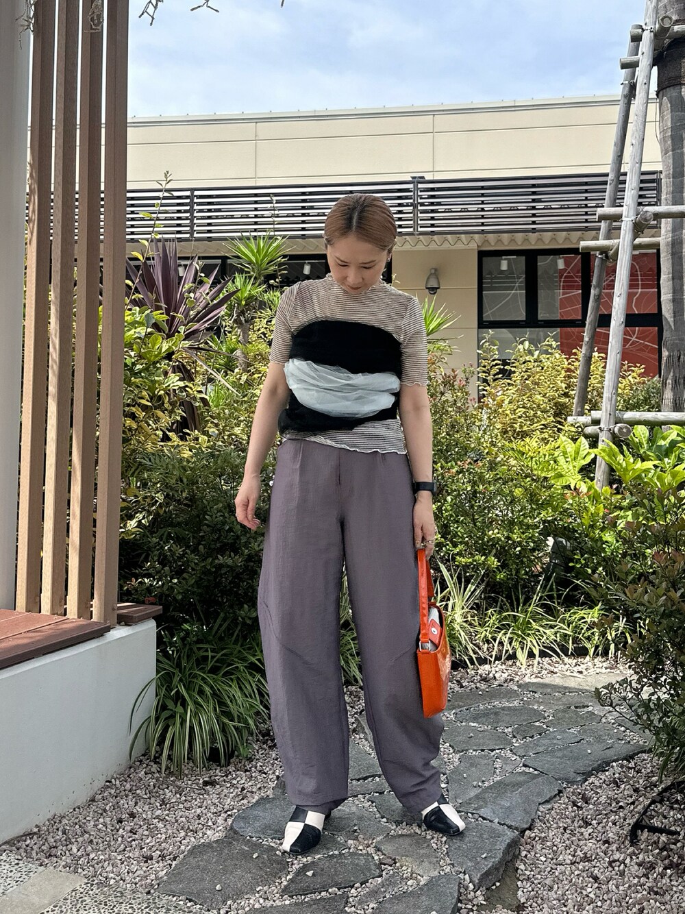 2トーン チュールビスチェ chw23s028を使った人気ファッション