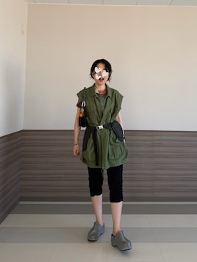 「MOUSSY（マウジー）のアイテム」を使った、maccoさん（レディース・162cm）の秋コーディネート