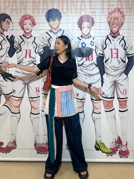 「アイテム（キャミソール）」を使った、maccoさん（レディース・162cm・40代）の夏コーディネート