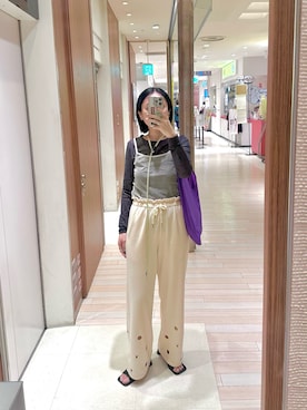 「NIKE（ナイキ）のアイテム」を使った、maccoさん（レディース・162cm）の夏コーディネート