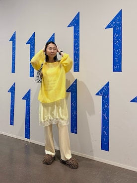 「アイテム（その他シューズ）」を使った、maccoさん（レディース・162cm）の秋コーディネート