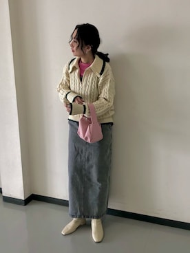 「アイテム（ワンピース/ドレス）」を使った、maccoさん（レディース・162cm・40代）の秋コーディネート