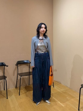 「chuclla（チュクラ）のアイテム」を使った、maccoさん（レディース・162cm）の秋コーディネート