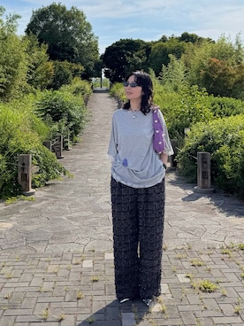 「chuclla（チュクラ）のアイテム」を使った、maccoさん（レディース・162cm）の夏コーディネート