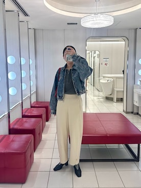 「KBF（ケイビーエフ）のアイテム」を使った、maccoさん（レディース・162cm）の秋コーディネート