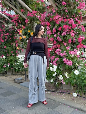 「chuclla（チュクラ）のアイテム」を使った、maccoさん（レディース・162cm）の春コーディネート
