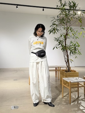 「SNIDEL（スナイデル）のアイテム」を使った、maccoさん（レディース・162cm）の春コーディネート