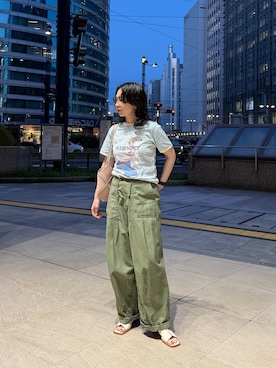 「Ungrid（アングリッド）のアイテム」を使った、maccoさん（レディース・162cm）の夏コーディネート