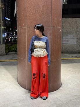 「chuclla（チュクラ）のアイテム」を使った、maccoさん（レディース・162cm）の秋コーディネート