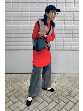 「アイテム（ワンピース/ドレス）」を使った、maccoさん（レディース・162cm・40代）の春コーディネート