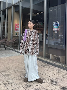 「アイテム（その他シューズ）」を使った、maccoさん（レディース・162cm）の秋コーディネート