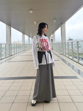 「almo（アルモ）のアイテム」を使った、maccoさん（レディース・162cm）の秋コーディネート