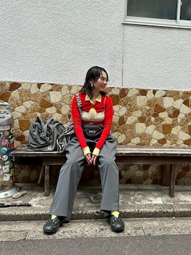 「feepur（フェピュール）のアイテム」を使った、maccoさん（レディース・162cm）の春コーディネート