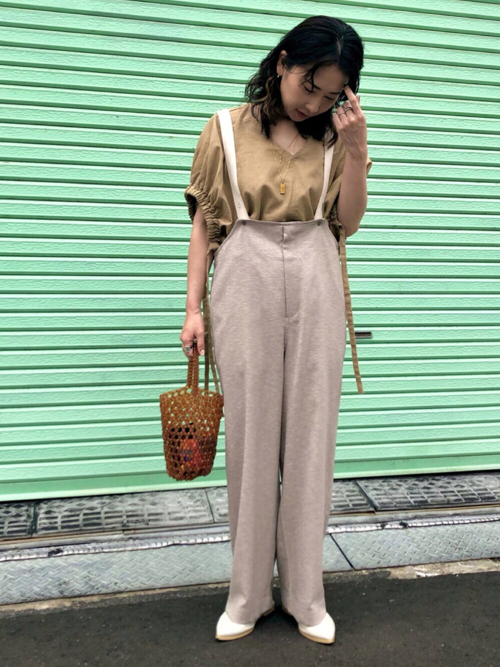 極美JOURNAL STANDARD relume◎ドライツイルサロペットパンツ ドライツイルサロペットパンツ◇ | ジャーナルスタンダード