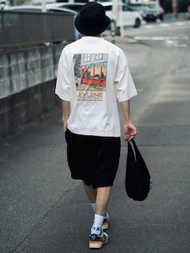 「ADER error（アーダーエラー）のアイテム（シューズ）」を使った、yuumaさん（メンズ・173cm）の夏コーディネート