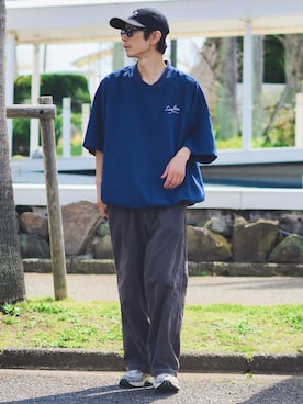 「Leyline（レイライン）のアイテム」を使った、yuumaさん（メンズ・173cm）の春コーディネート