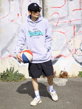 「ADER error（アーダーエラー）のアイテム（シューズ）」を使った、yuumaさん（メンズ・173cm）の春コーディネート