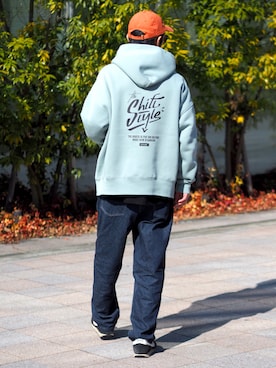 「Leyline（レイライン）のアイテム（キャップ）」を使った、yuumaさん（メンズ・173cm）の春コーディネート