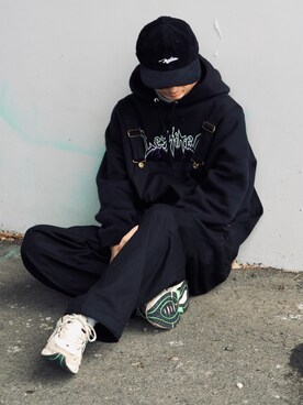 「ASICS（アシックス）のGEL-1090【スニーカー/メンズ/ユニセックス】（スニーカー）」を使った、yuumaさん（メンズ・173cm）の秋コーディネート