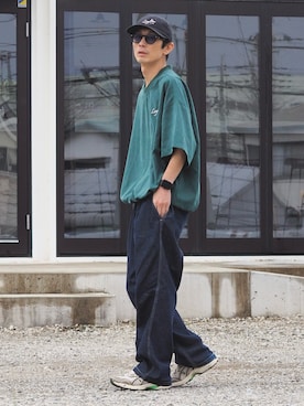 「Leyline（レイライン）のアイテム」を使った、yuumaさん（メンズ・173cm）の春コーディネート