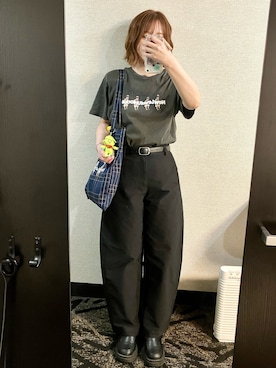 「アイテム（手袋）」を使った、kamaboco☺︎さん（レディース・159cm）の秋コーディネート