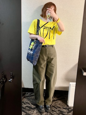 「アイテム（テーラードジャケット、その他）」を使った、kamaboco☺︎さん（レディース・159cm）の秋コーディネート