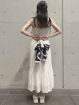「アイテム（ワンピース/ドレス）」を使った、희영さん（レディース・167cm）の秋コーディネート