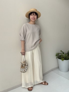 たかゆか154cmさん（レディース・154cm）の春コーディネート