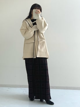 たかゆか154cmさん（レディース・154cm）の秋コーディネート
