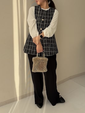 たかゆか154cmさん（レディース・154cm）の冬コーディネート