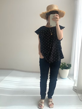 たかゆか154cmさん（レディース・154cm）の夏コーディネート