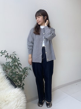 「nissen（ニッセン）のアイテム」を使った、たかゆか154cmさん（レディース・154cm）の秋コーディネート